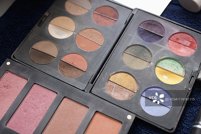 化妆调色盘细节图片素材