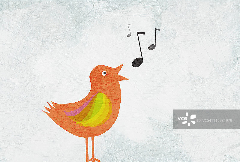 歌唱的鸟图片素材