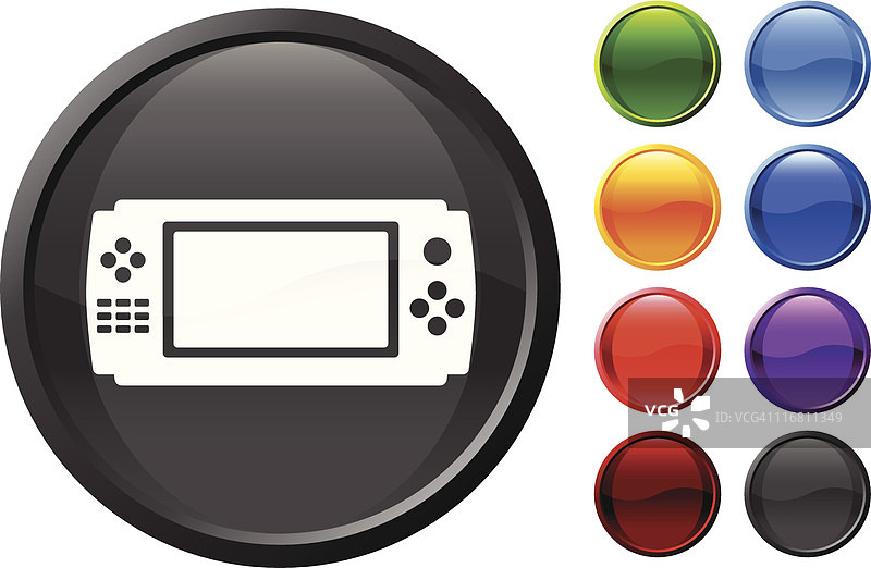 免版税掌上游戏机矢量素材图片素材