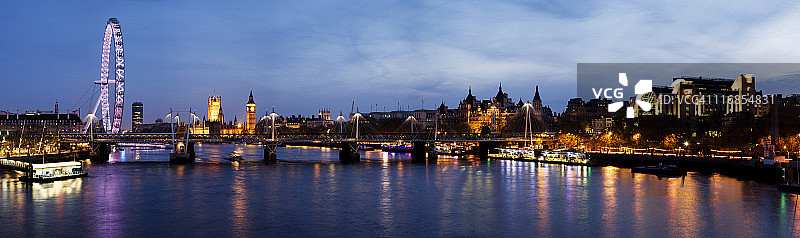 威斯敏斯特全景图片素材