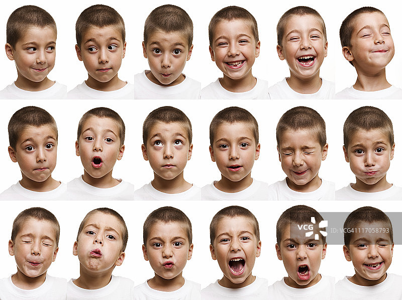 儿童面部图片素材