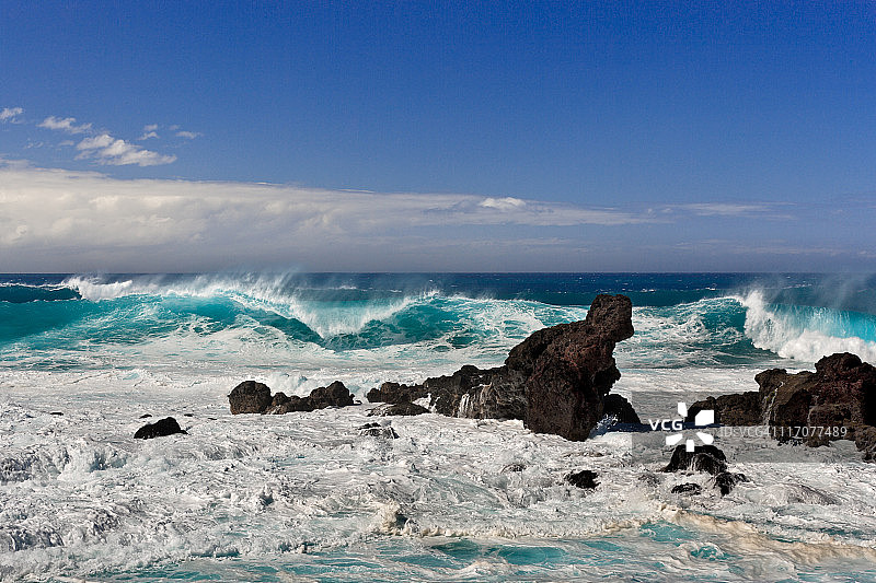 霍基帕海浪图片素材