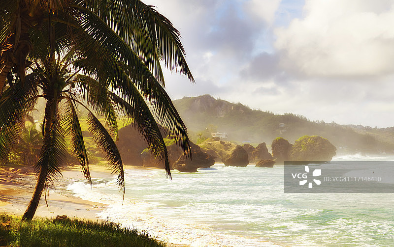 巴贝多斯，巴特谢巴图片素材