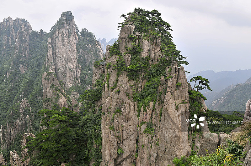 中国黄山风景图片素材
