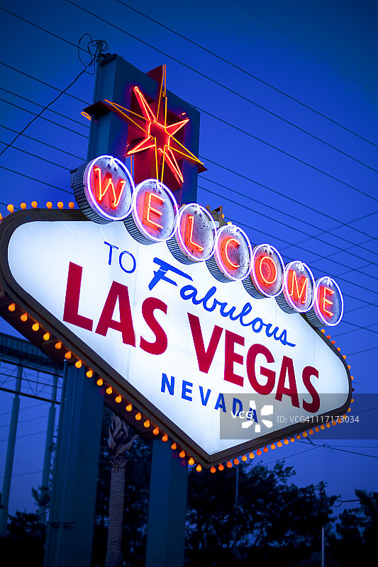 拉斯维加斯标志图片素材