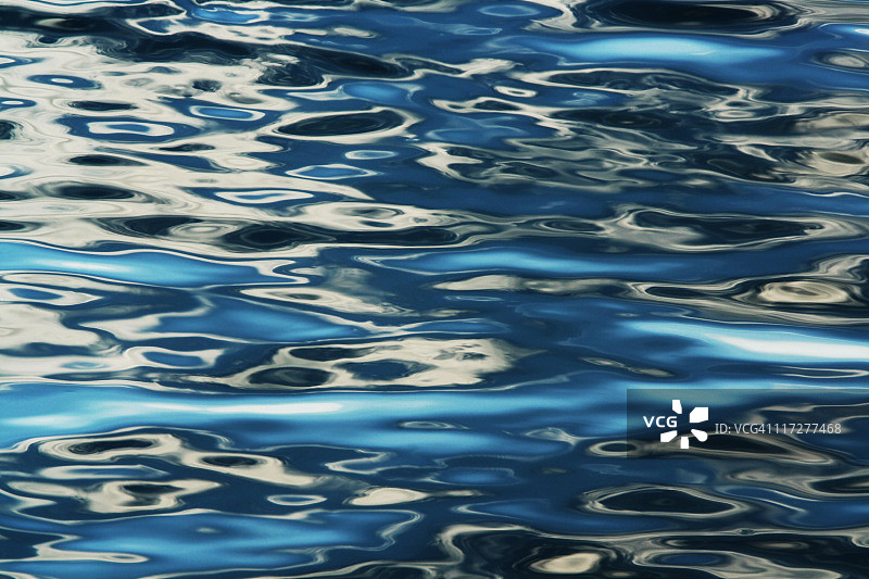 水面彩色抽象倒影图片素材