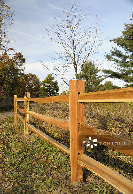 木栏栅图片素材