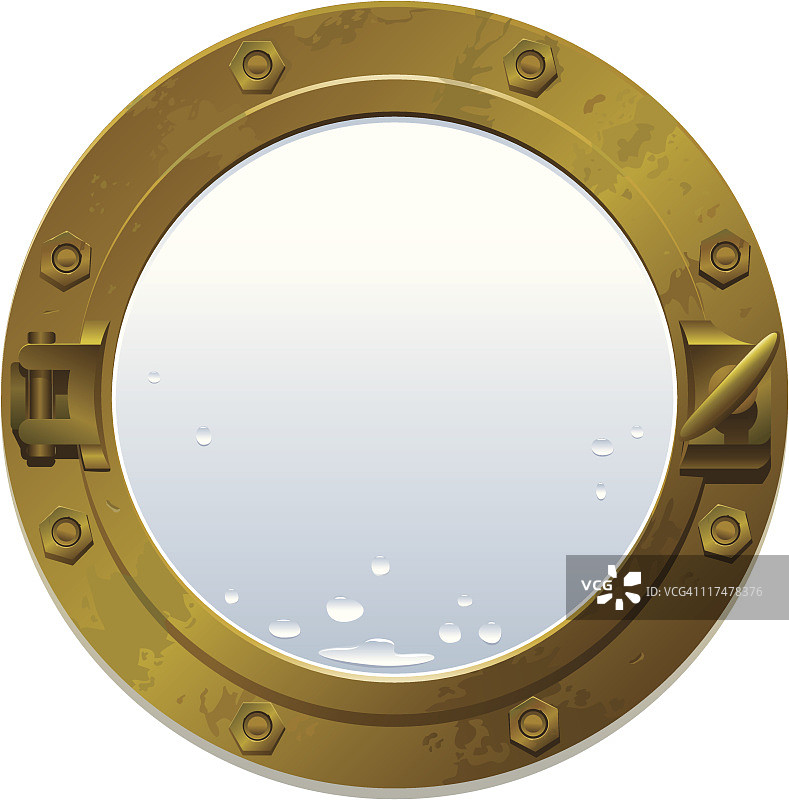 黄铜舷窗图片素材