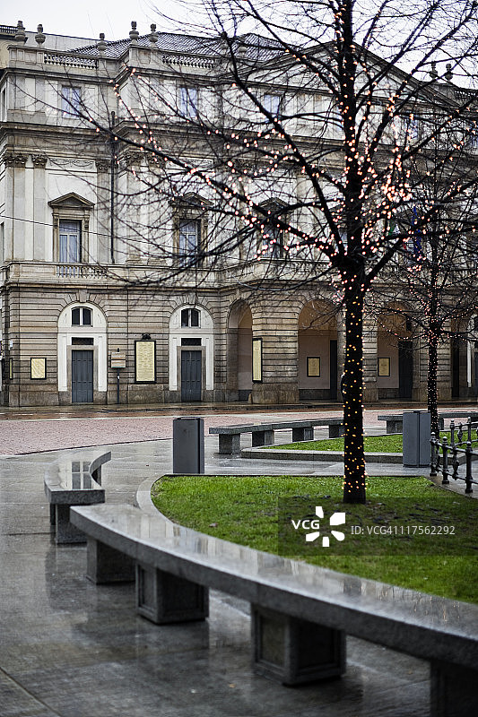 斯卡拉歌剧院彩色图像图片素材