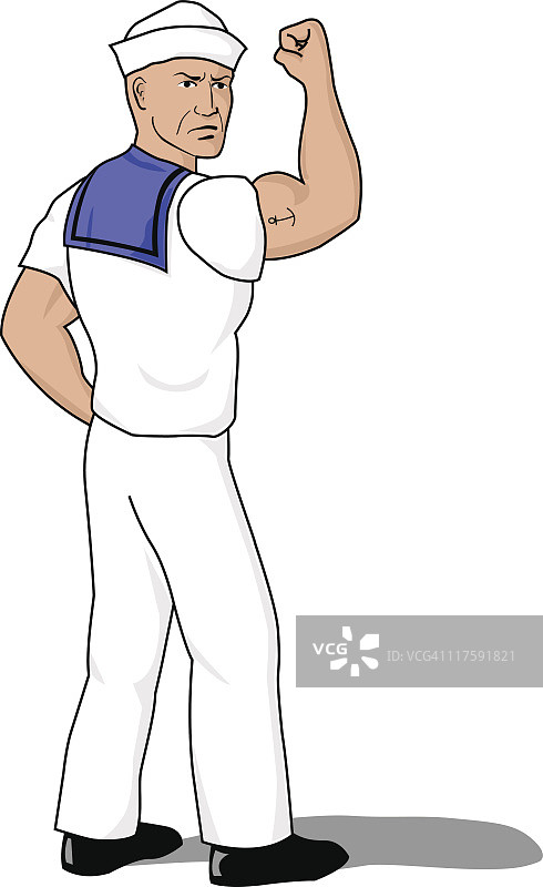 健壮的水手图片素材