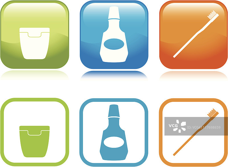 口腔卫生图标图片素材