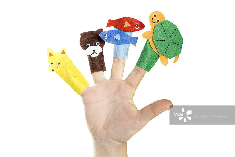 手指玩具系列图片素材