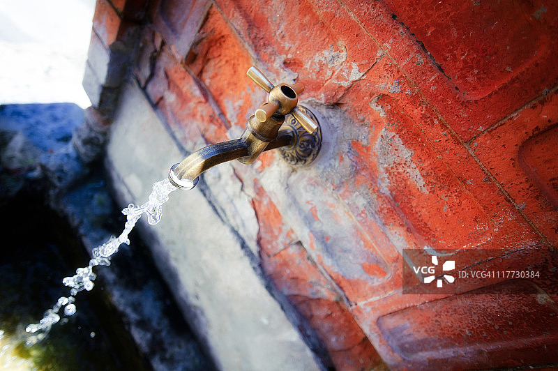 巴尔若勒的奥古斯丁喷泉图片素材