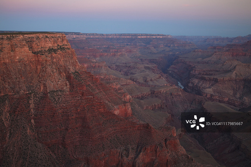 大峡谷利潘观景点黎明图片素材