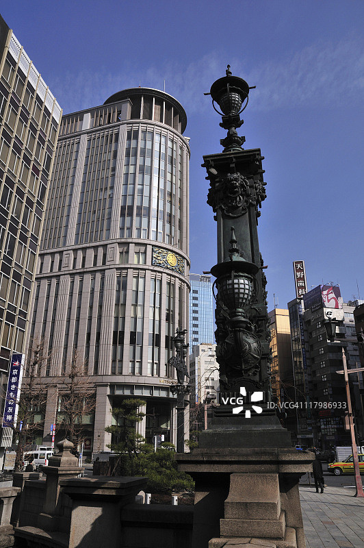 日本本州东京都日本桥中央区三越百货公司图片素材