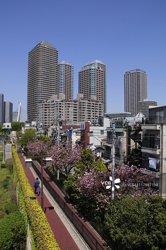 筑岛天际线图片素材