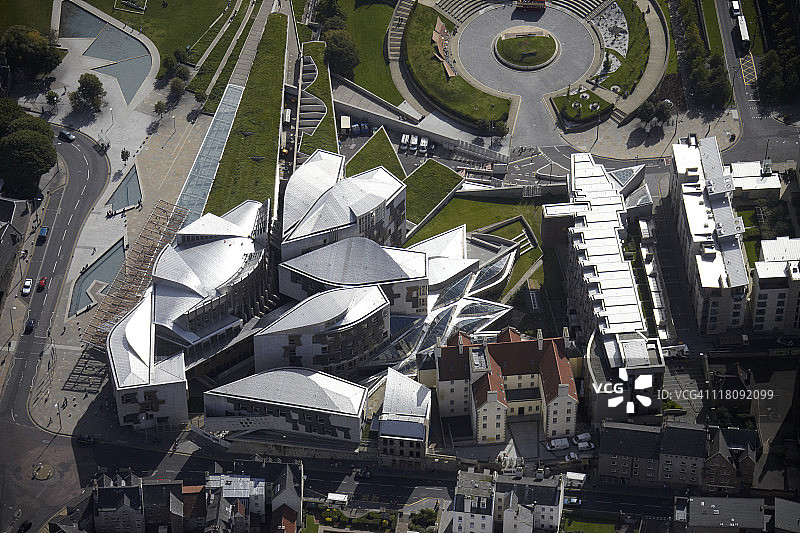 苏格兰爱丁堡航拍图片素材