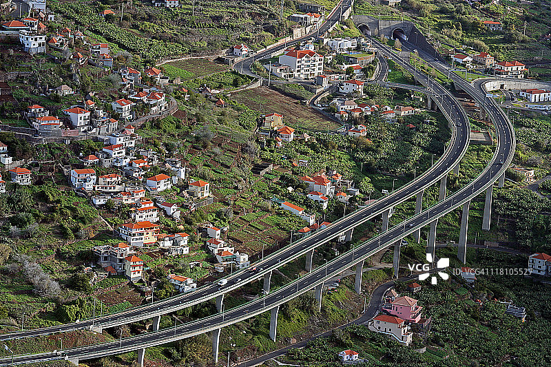 马德拉公路图片素材