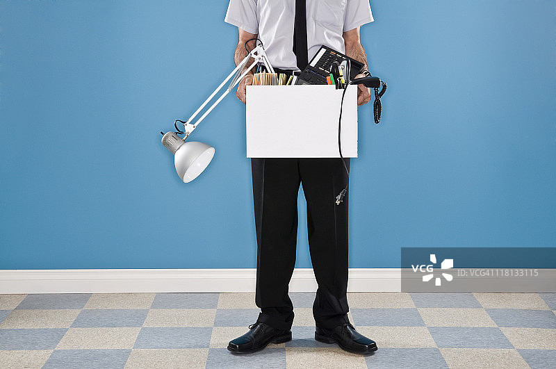 被解雇的办公室职员图片素材