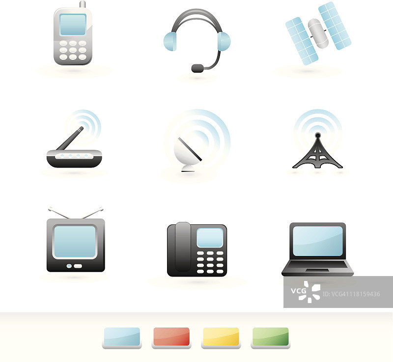 电信图标集图片素材
