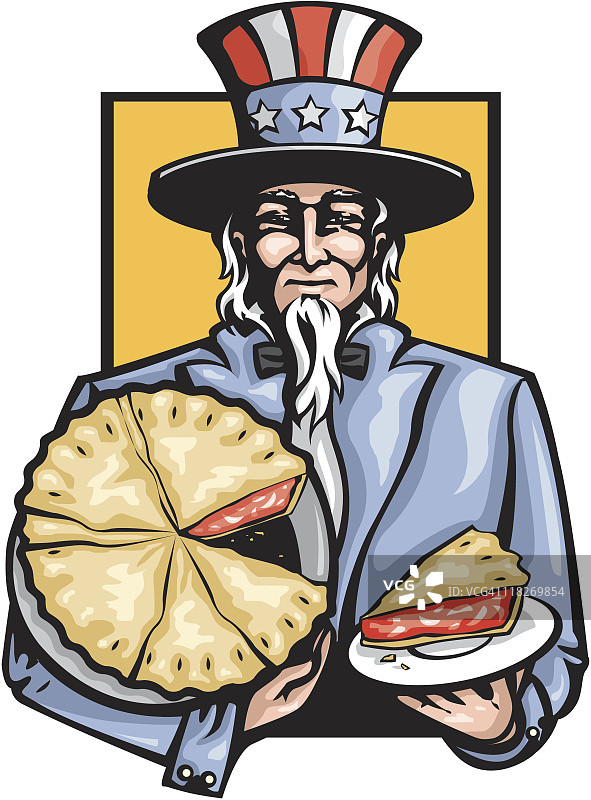 美国的山姆大叔图片素材