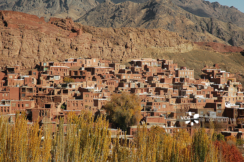 伊朗阿比扬内的房屋图片素材