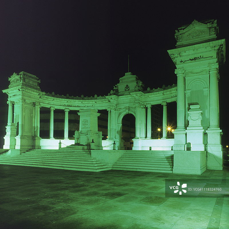 埃及亚历山大无名烈士墓图片素材