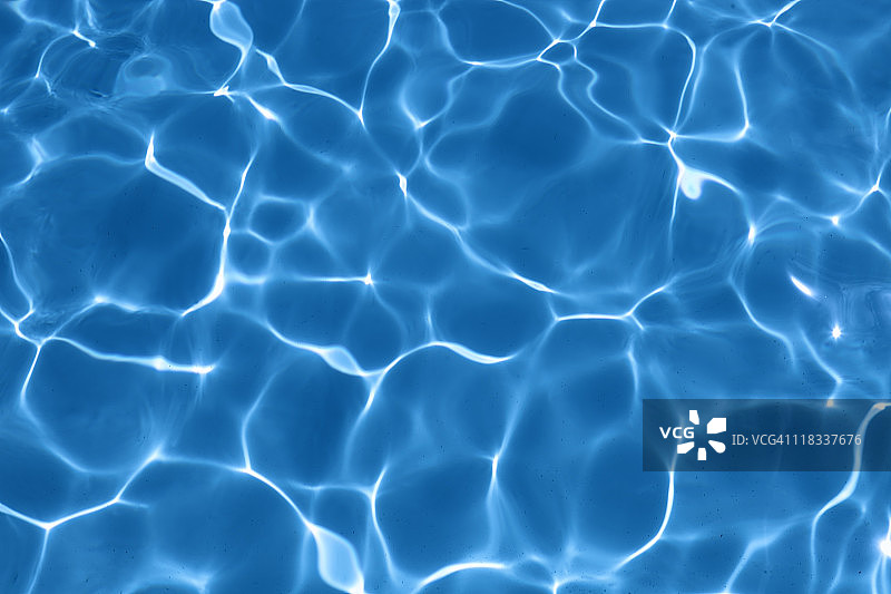 鲜艳的蓝色水面图片素材