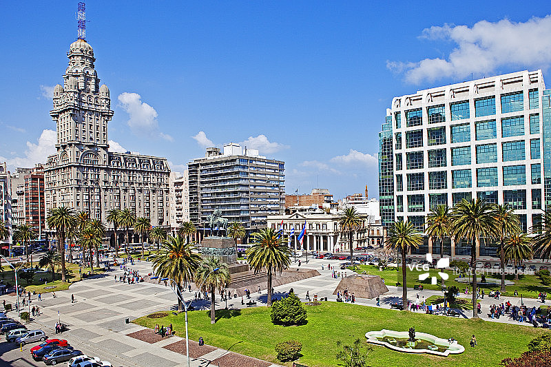 乌拉圭蒙得维的亚：萨尔沃宫图片素材