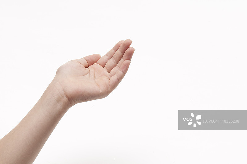 伸开手接受物品图片素材