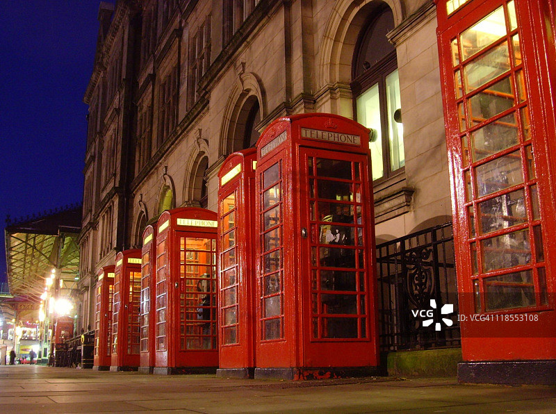 普雷斯顿电话亭图片素材