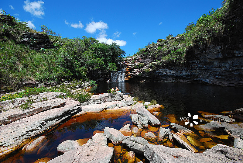 迪亚曼蒂纳高原瀑布图片素材
