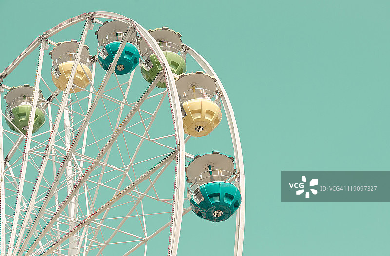 四分之一的摩天轮图片素材