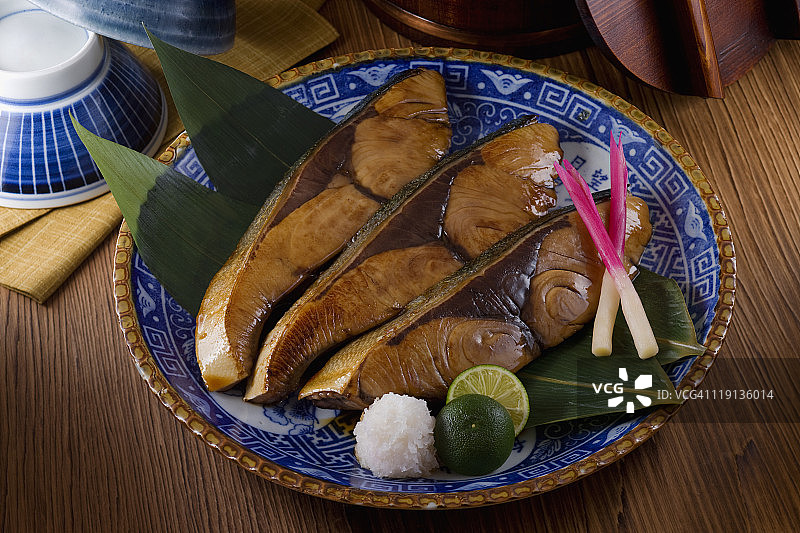 照烧鰤鱼图片素材