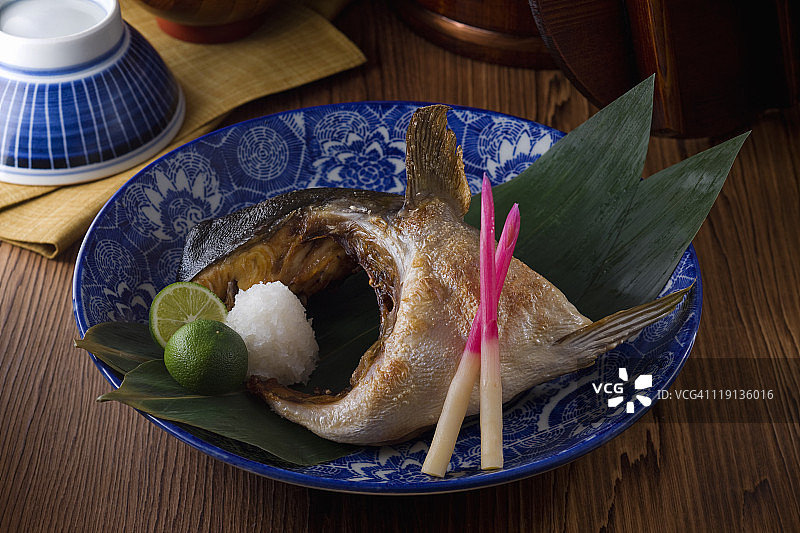 鰤鱼盐烧图片素材