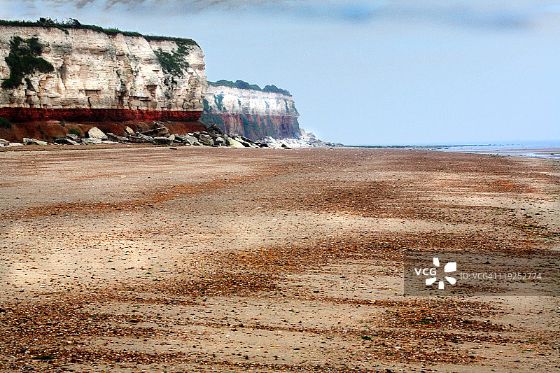 海滩和悬崖景观图片素材