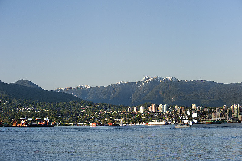 北温哥华天际线图片素材