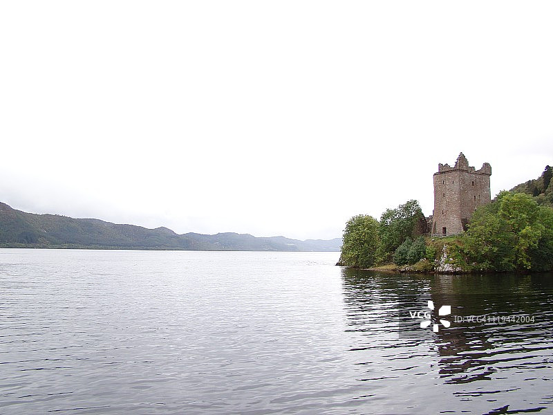 尼斯湖厄克特城堡图片素材