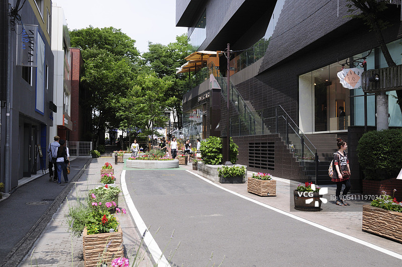 日本东京涩谷区城市风光图片素材