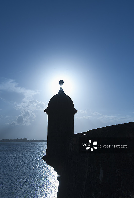 波多黎各旧圣胡安圣费利佩海角城堡图片素材