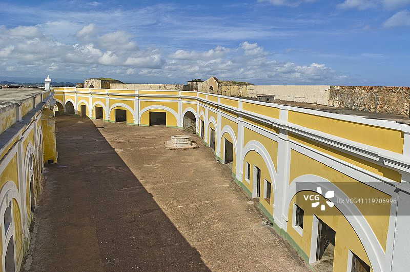 波多黎各旧圣胡安莫罗城堡图片素材