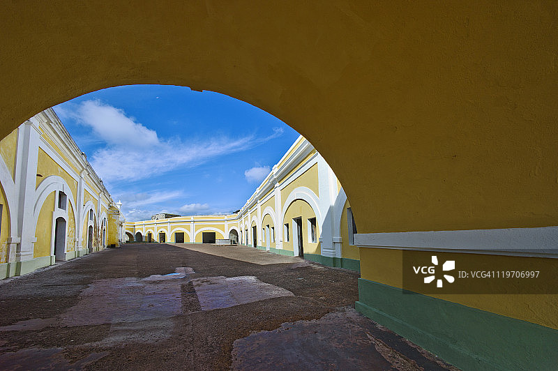 波多黎各旧圣胡安莫罗城堡图片素材