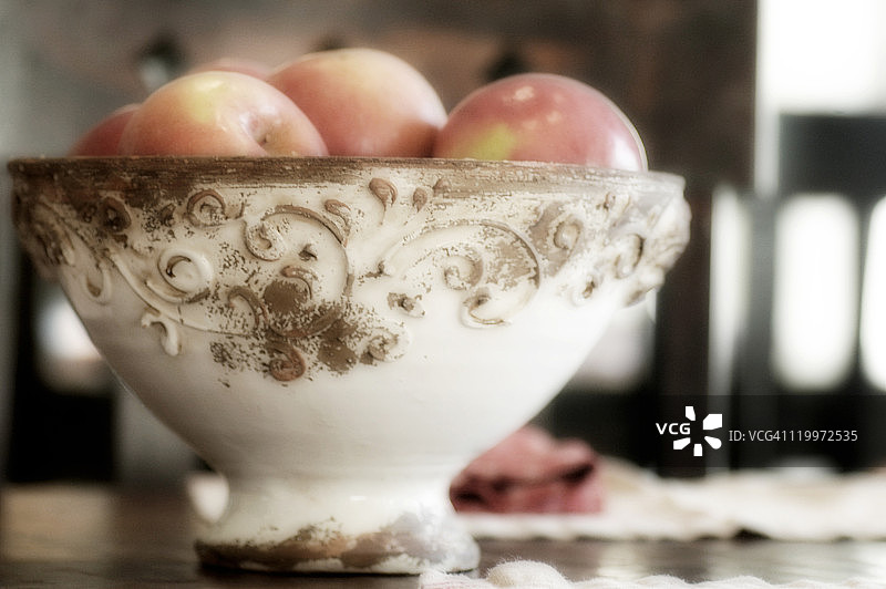 一碗苹果图片素材