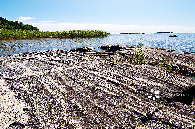 昂森岛冰痕图片素材