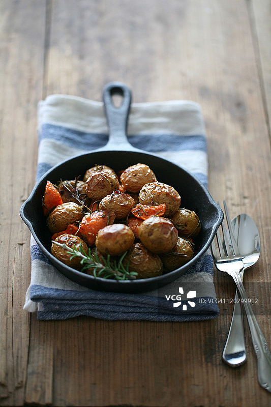 烤土豆图片素材