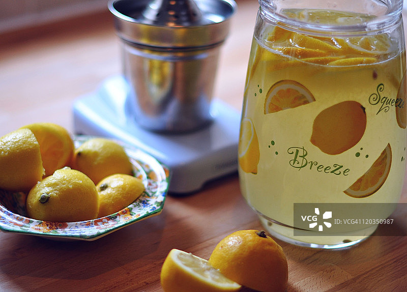 自制柠檬水图片素材