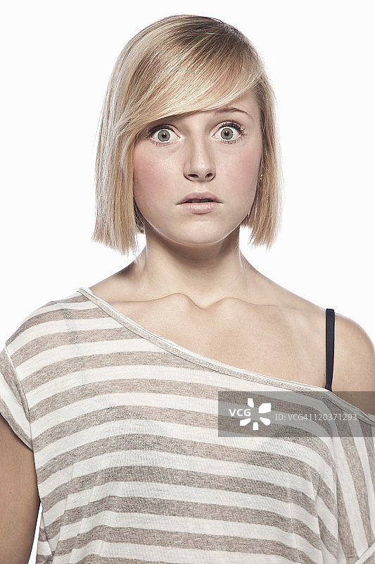 金发少女图片素材