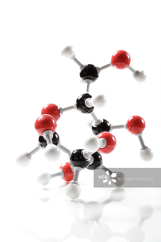 糖分子模型图片素材