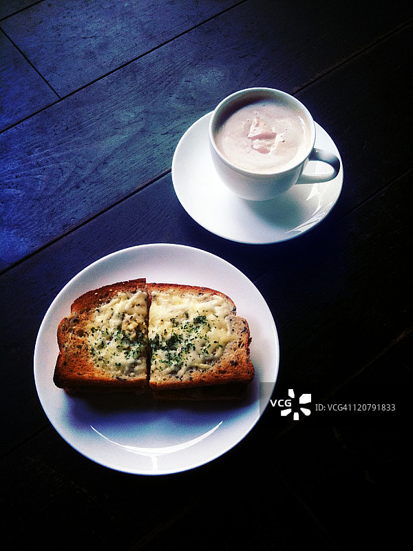 火腿奶酪三明治图片素材