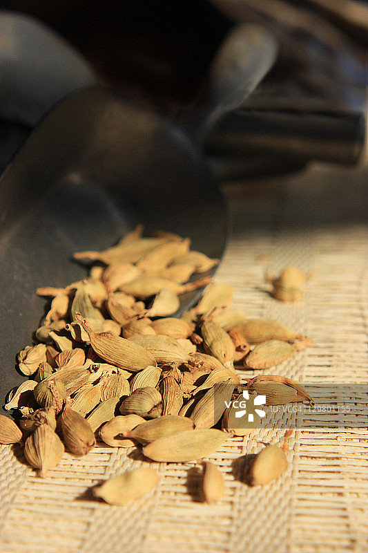 小豆蔻荚果图片素材